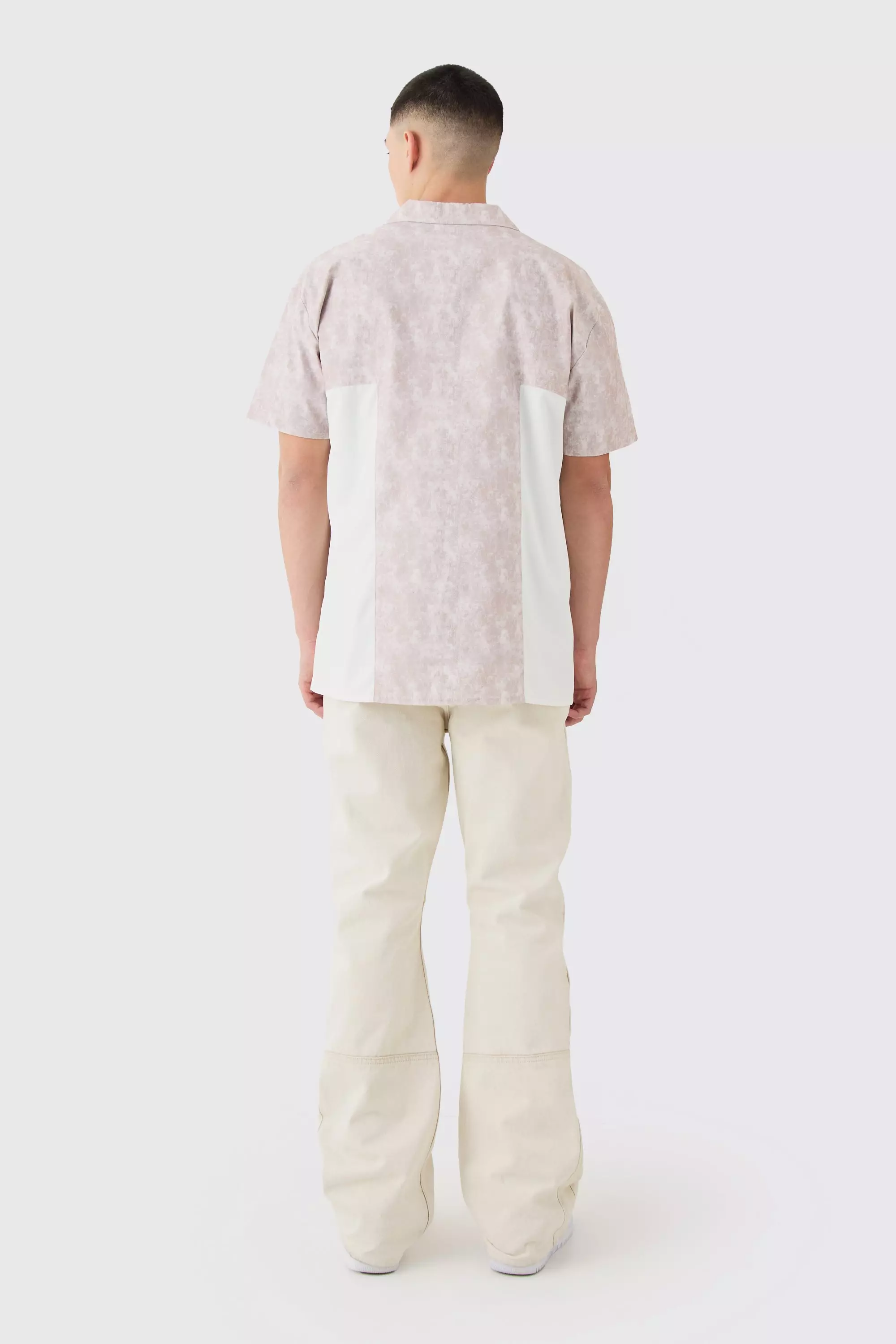 Grey Camo Gusset Detail Shirt alternative image