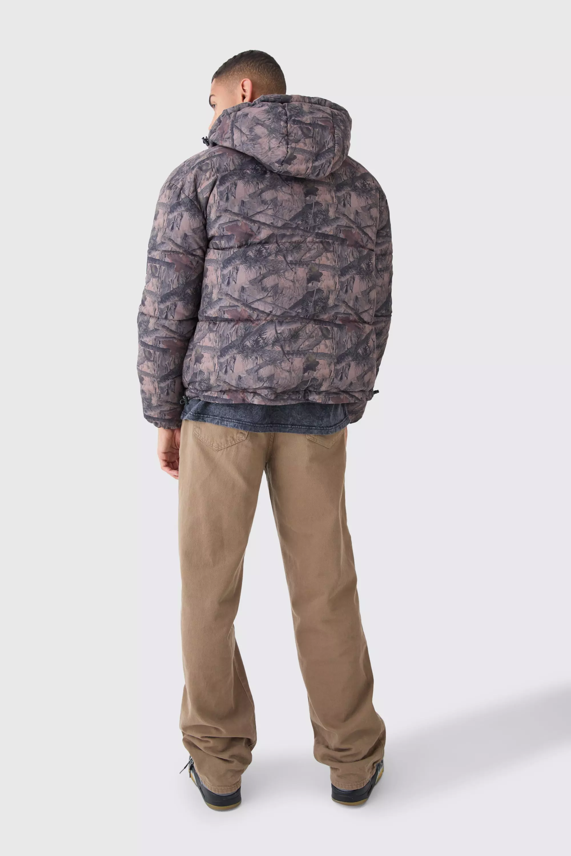 Camo puffy jacket online