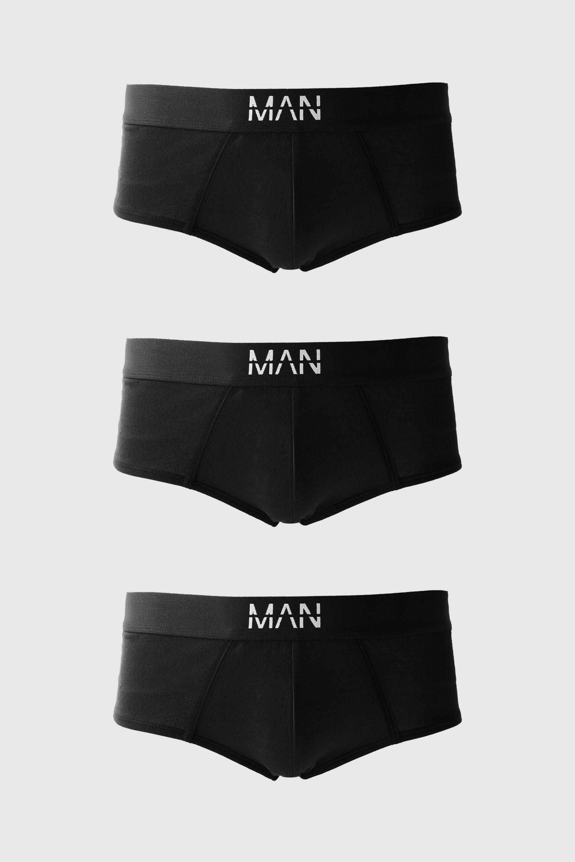 3 Pack Man Dash Briefs boohooMAN