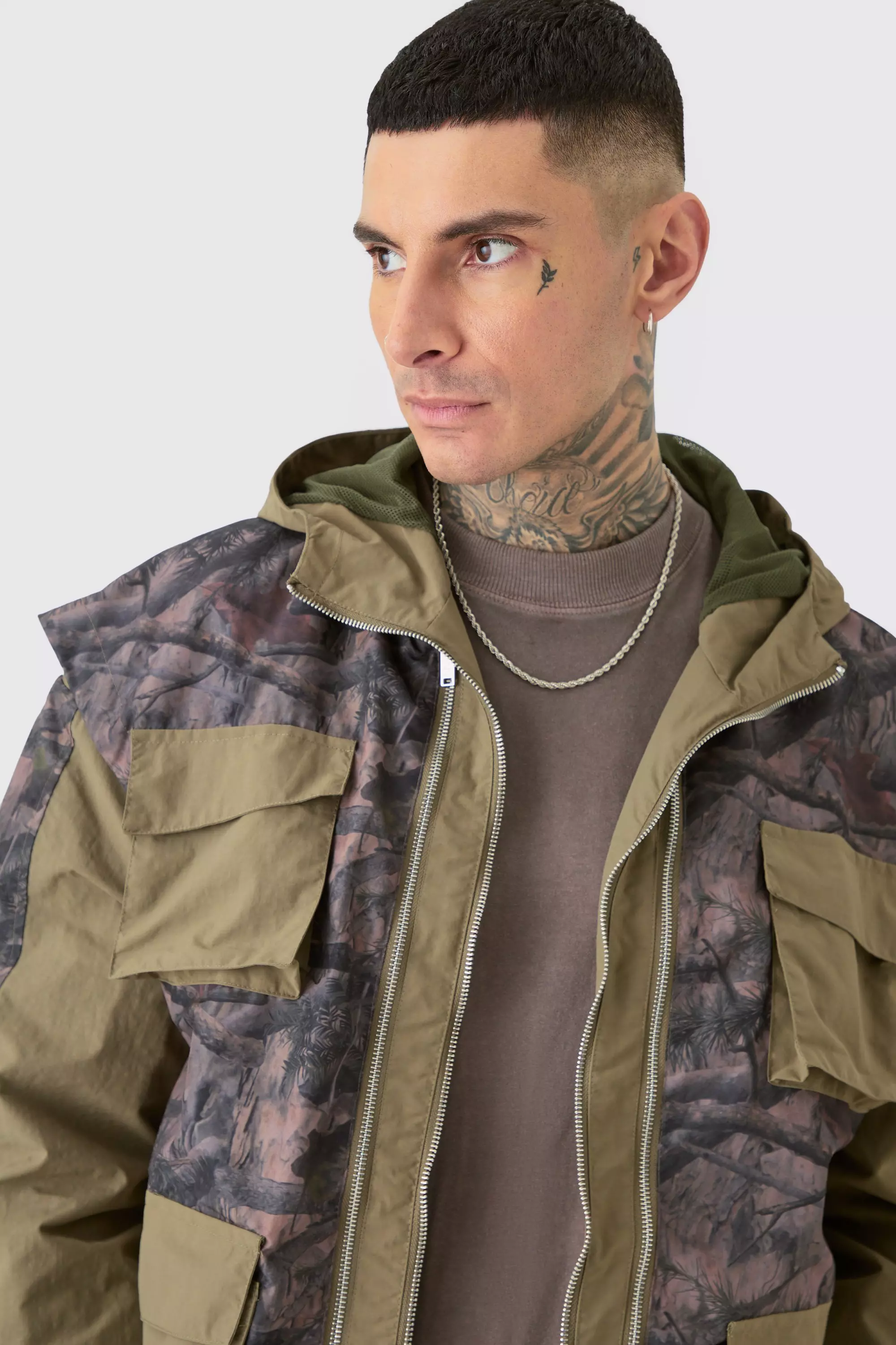 Nylon utility jacket sale