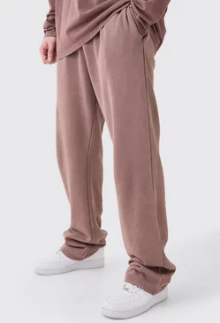 Tall Relaxed Fit Acid Wash Jogger Chocolate