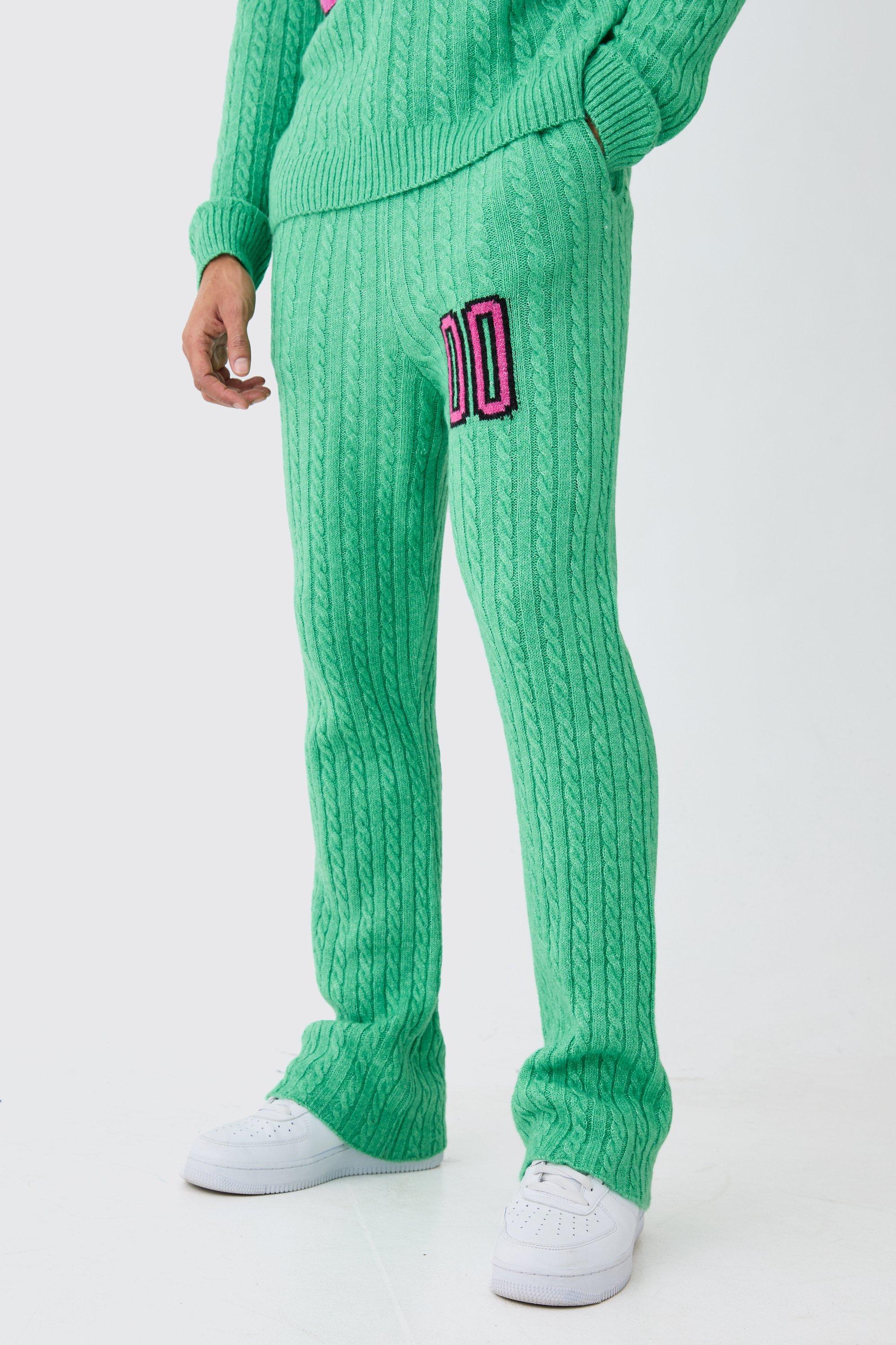 Cable Knit Flare Pants by Victor Glemaud for $65