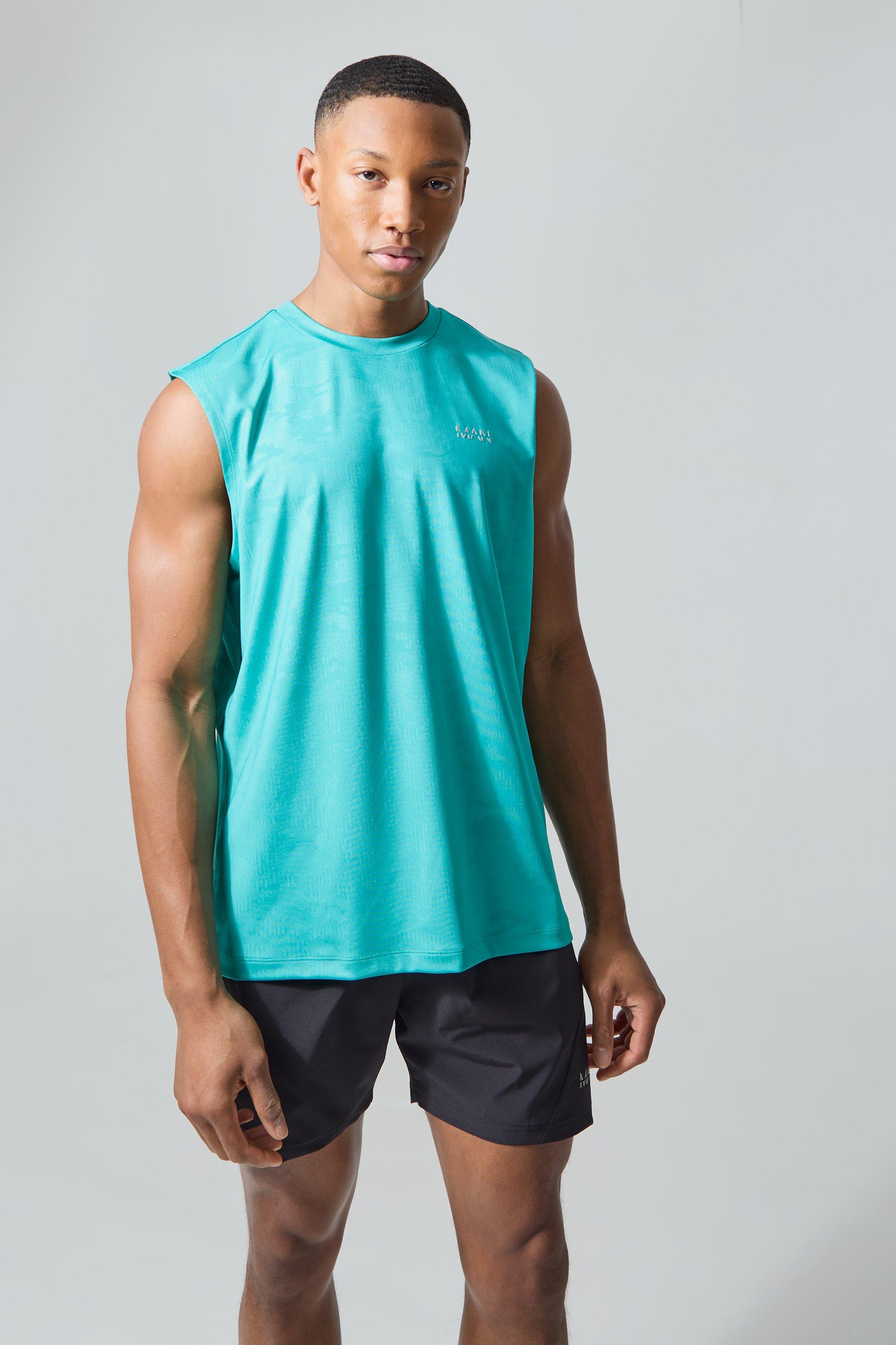 Man Active Tank Top Short Set | boohooMAN USA