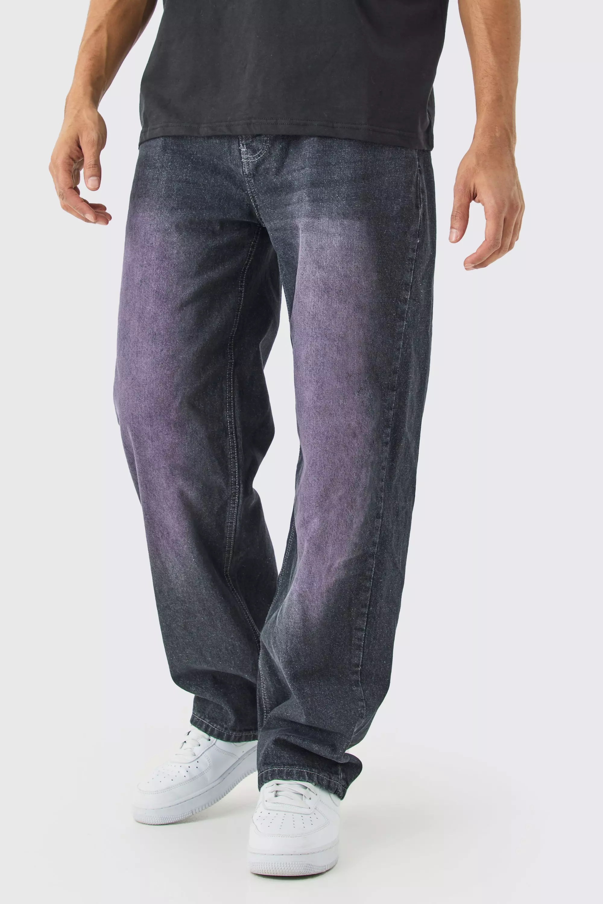 Baggy Rigid Slate Tint Jeans In Grey alternative image