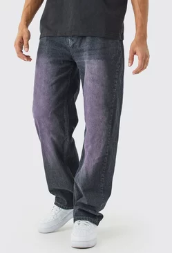 Grey Baggy Rigid Slate Tint Jeans In Grey