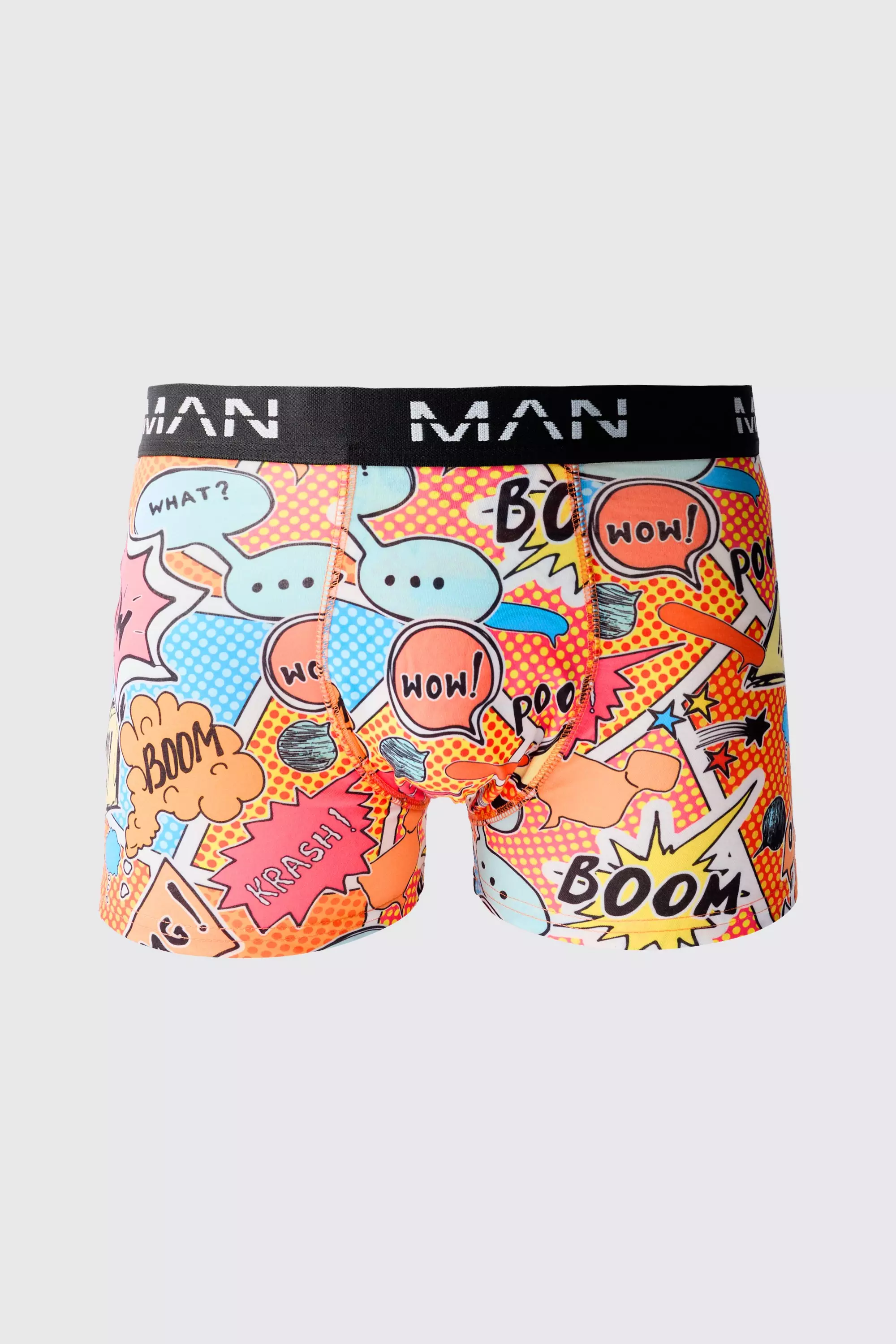 Man Comic Printed Boxers Multi