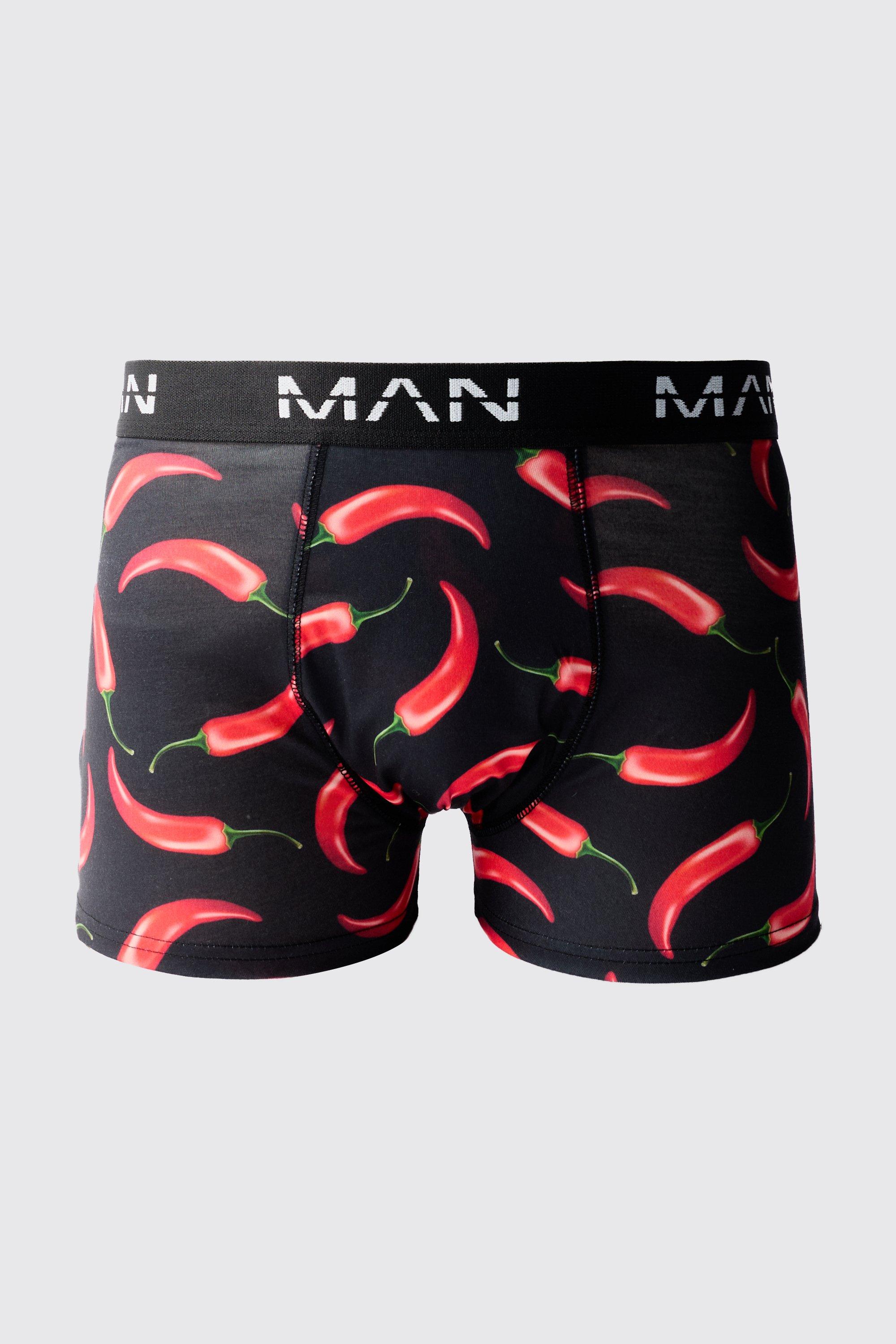 Man Dollar Bills Printed Boxers