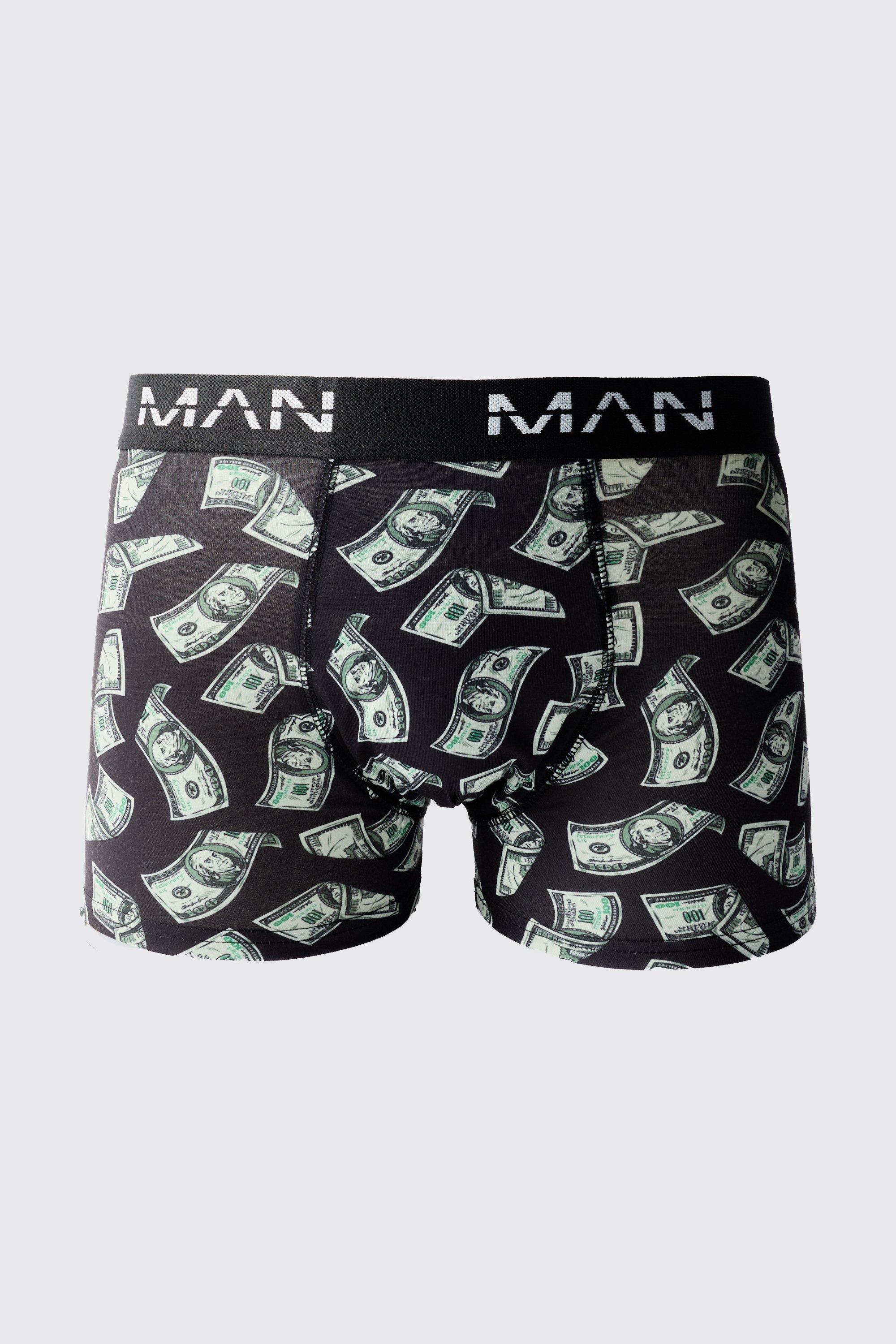 Man French Fries Printed Boxers