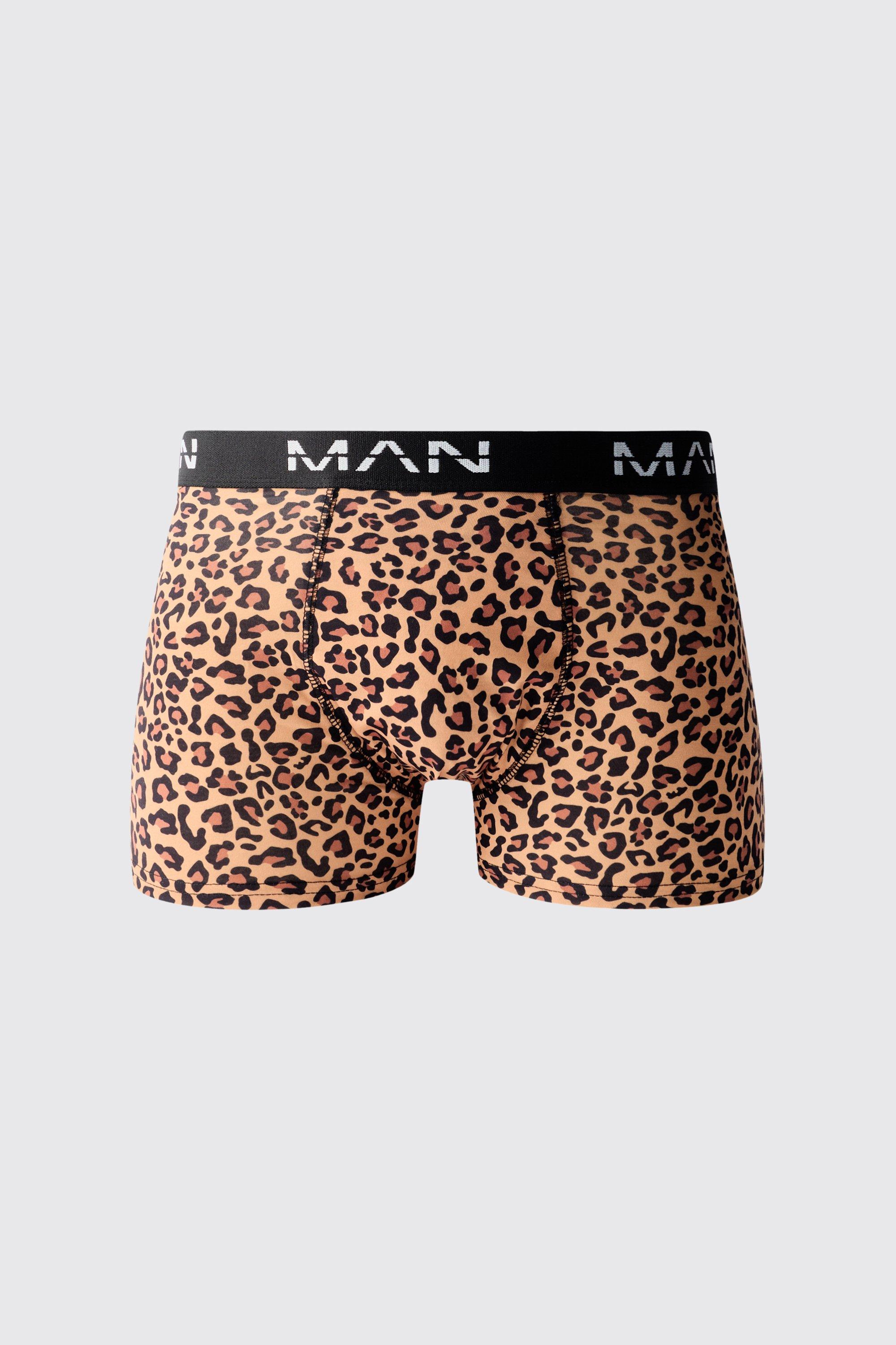 Man Leopard Printed Boxers