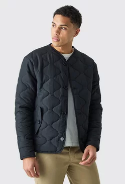 Onion Quilted Liner Jacket Black