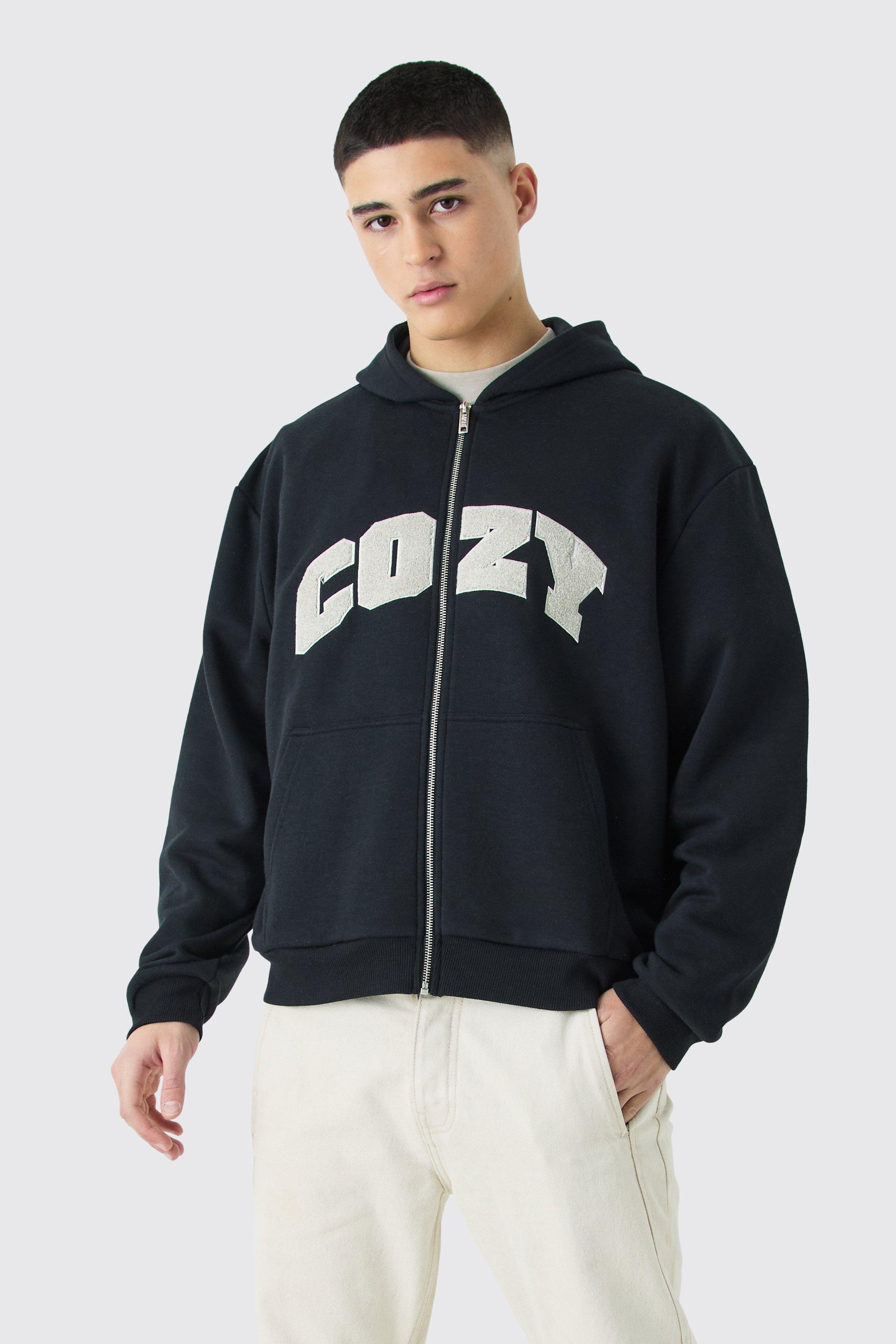 Buy Black Zip Through Hoodie from Next USA