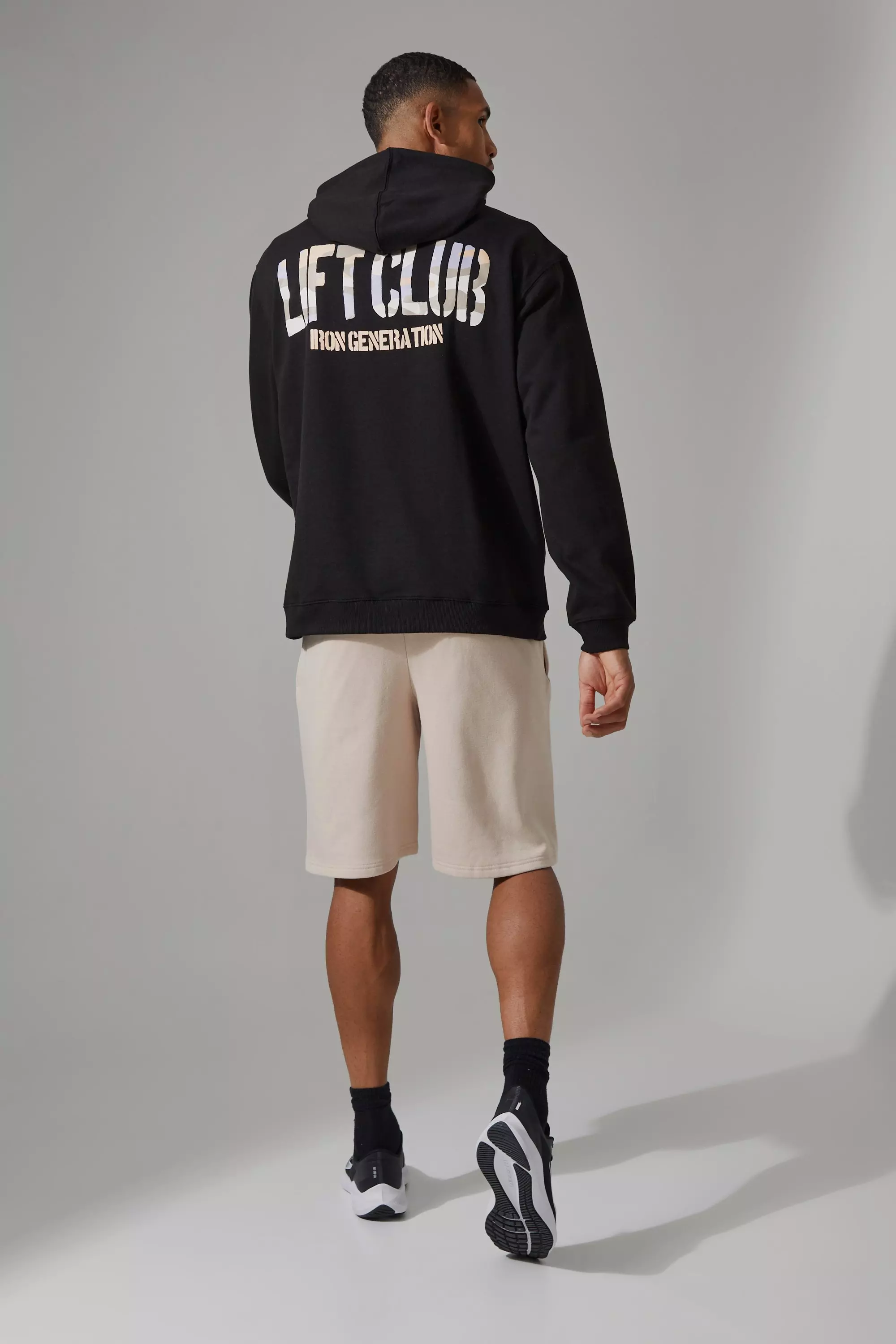 Multi Tall Oversized Active Camo Set Met Shorts alternatieve afbeelding