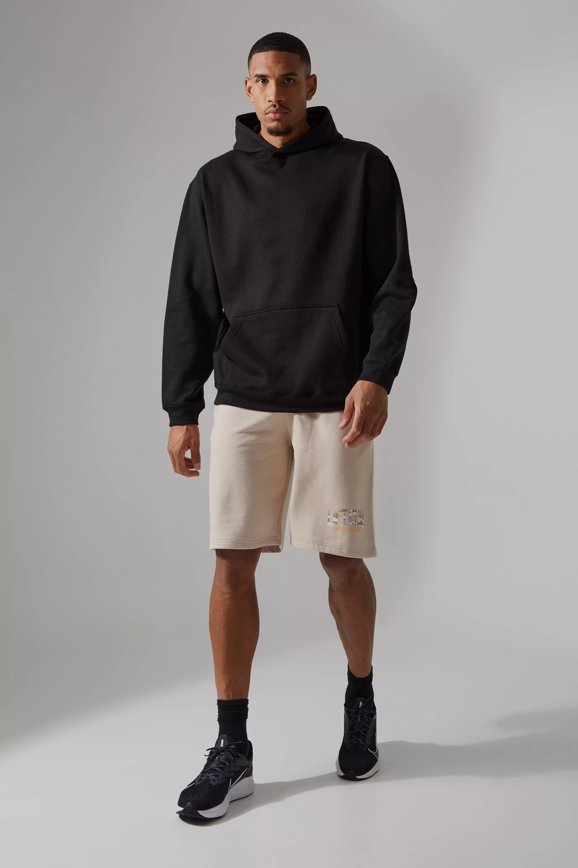 Multi Tall Oversized Active Camo Set Met Shorts alternatieve afbeelding
