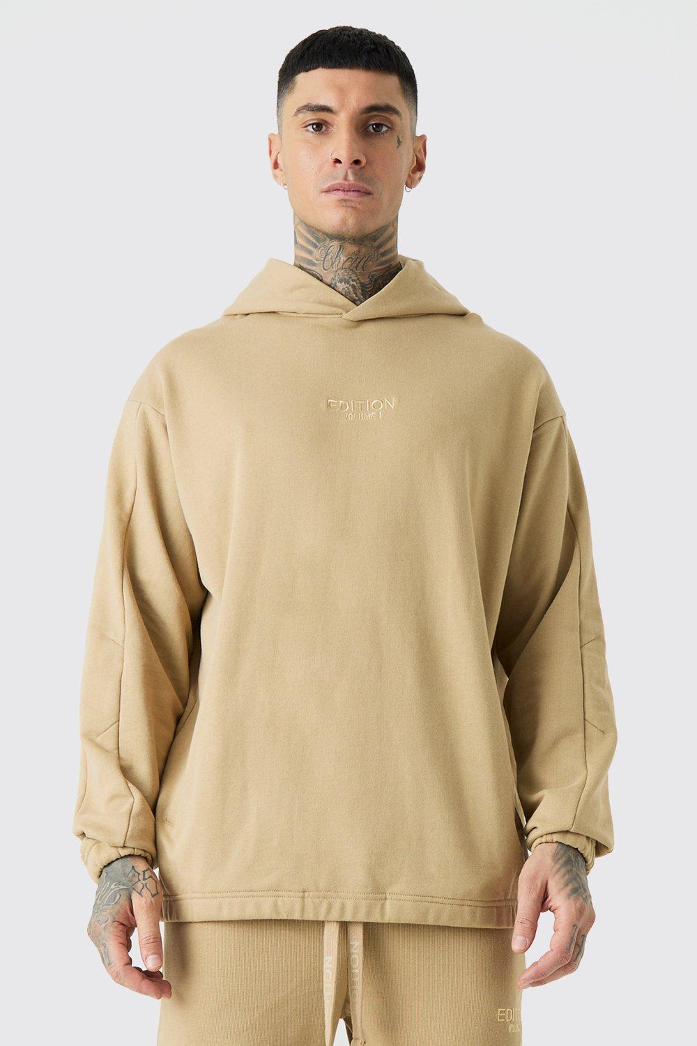 Boohooman discount yellow hoodie