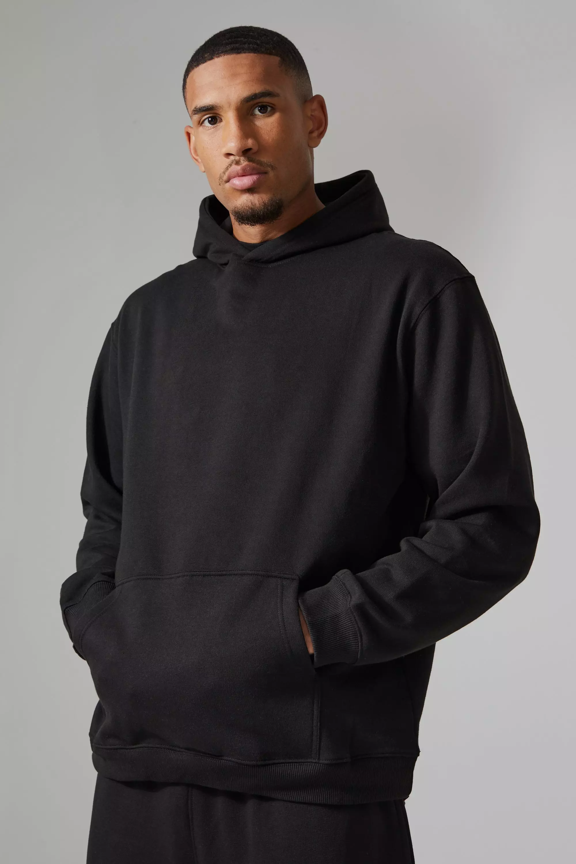 Black tall hoodie sale