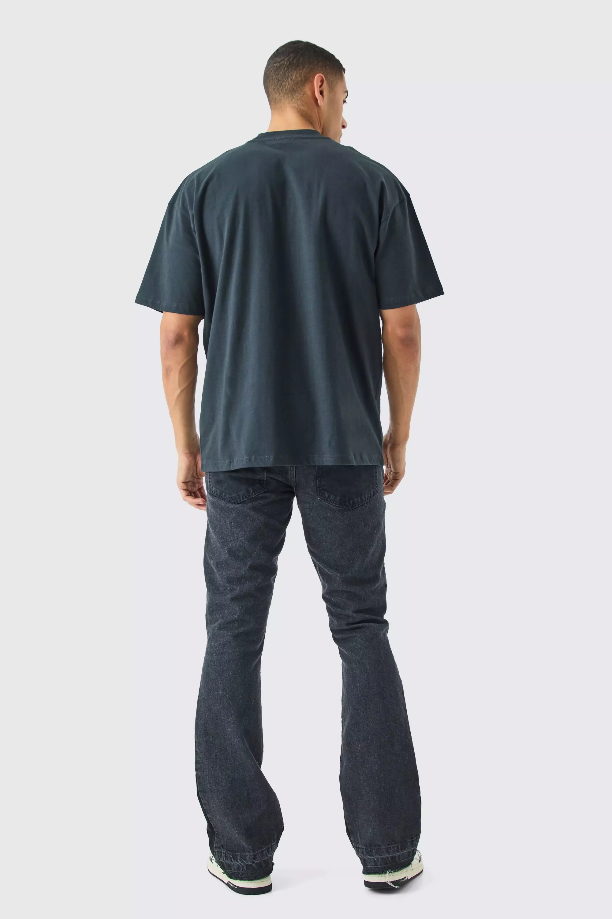 T-shirt oversize à imprimé Paradise, Grey autre image