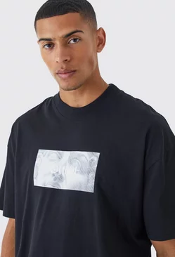Black Oversized Official Graphic T-shirt