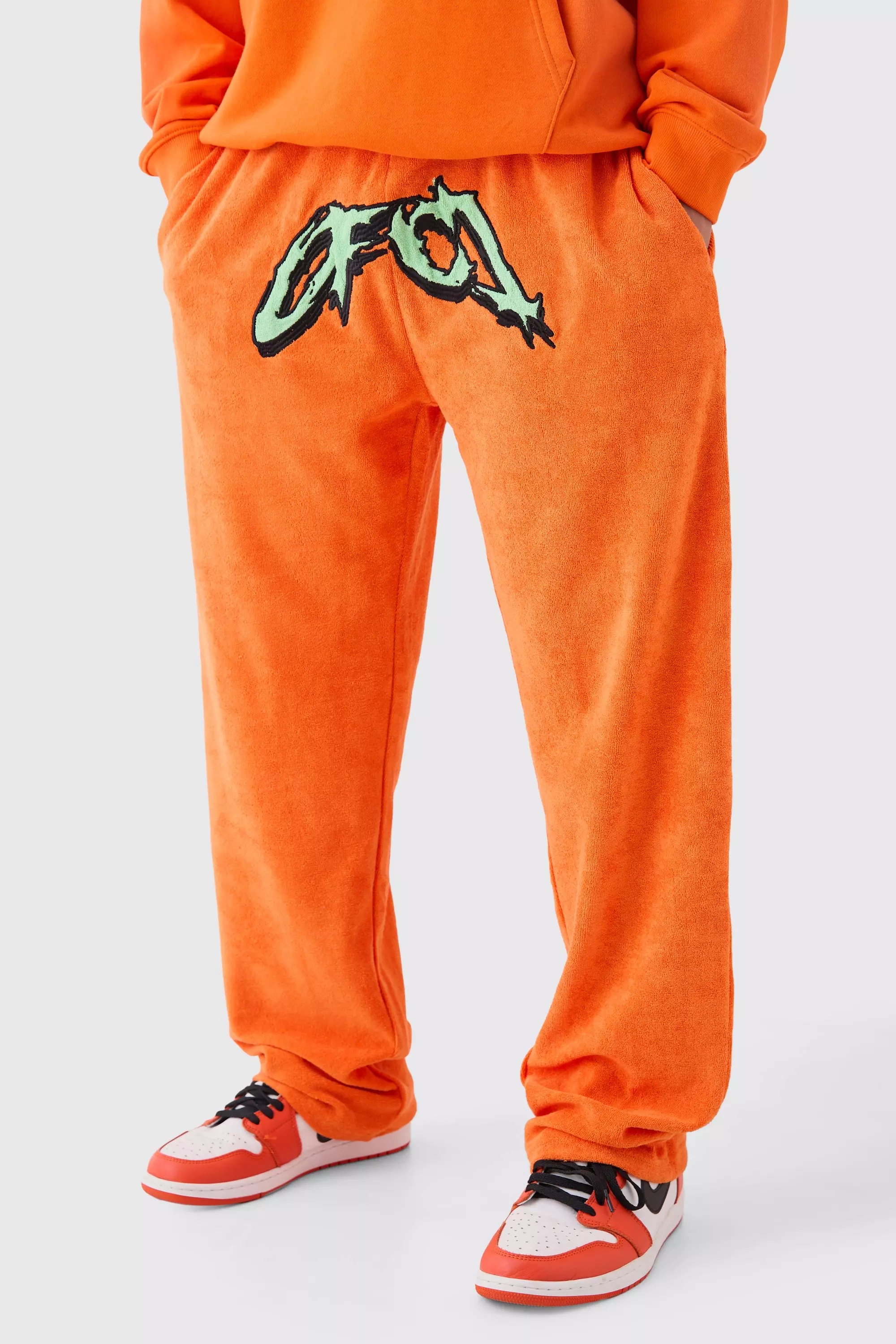 Relaxed Ofcl Towelling Jogger Orange
