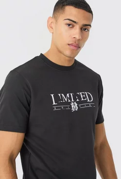Slim Interlock Limited Edition T-shirt Black