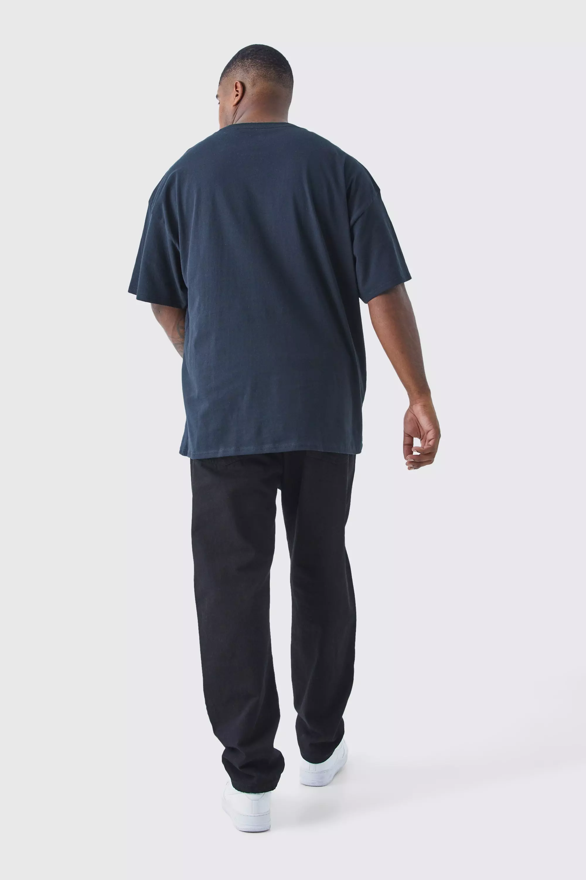 Plus Size Ice Cube Chest Print License T-shirt | boohooMAN USA