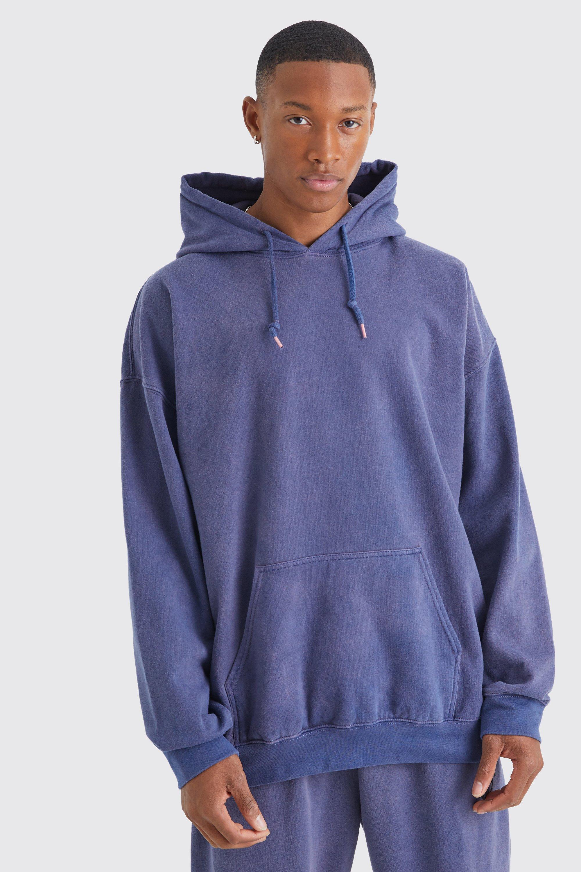 Oversized Washed-look Hoodie