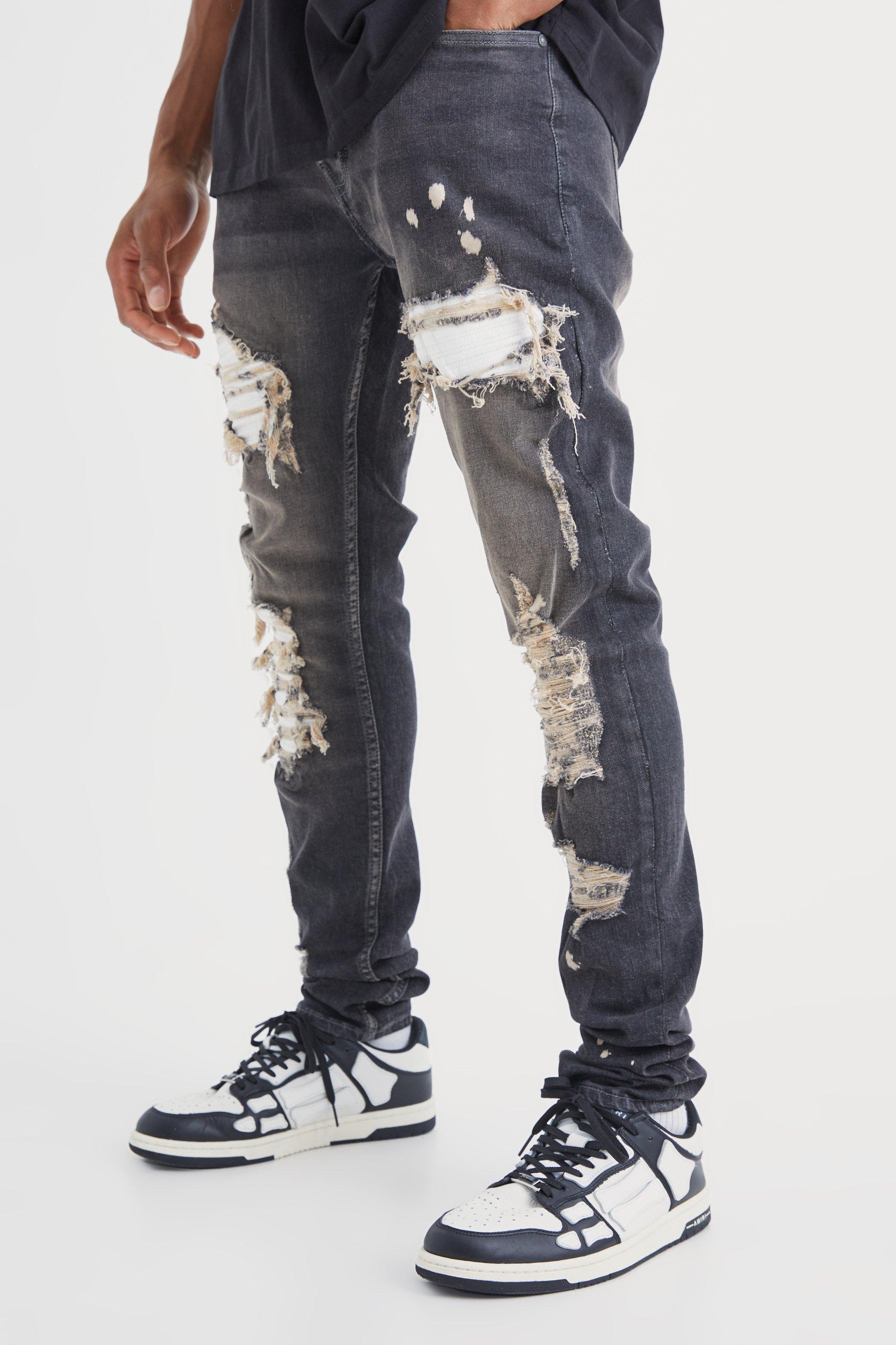 Mens Ripped Jeans & Denim, Distressed Jeans