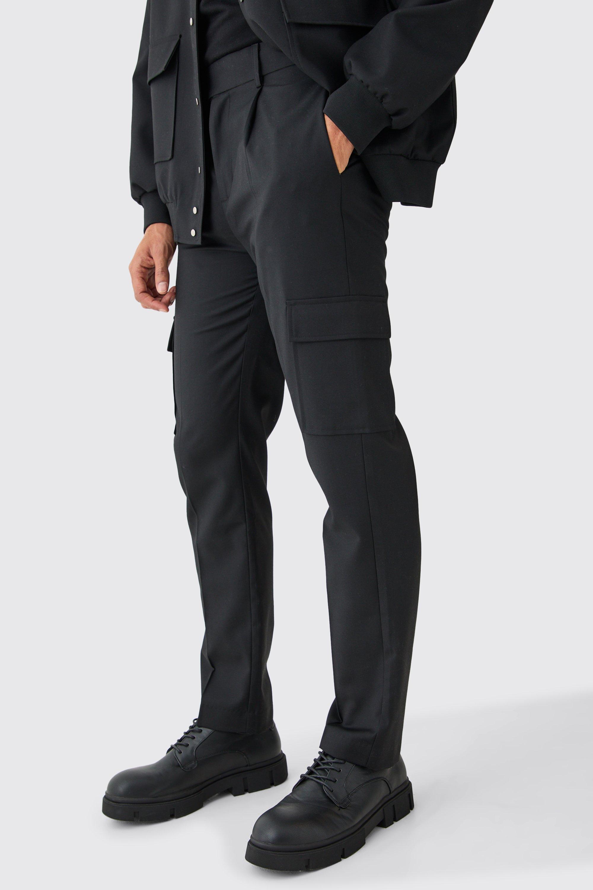 Mens Suit Trousers | Smart Trousers For Men | boohooMAN UK
