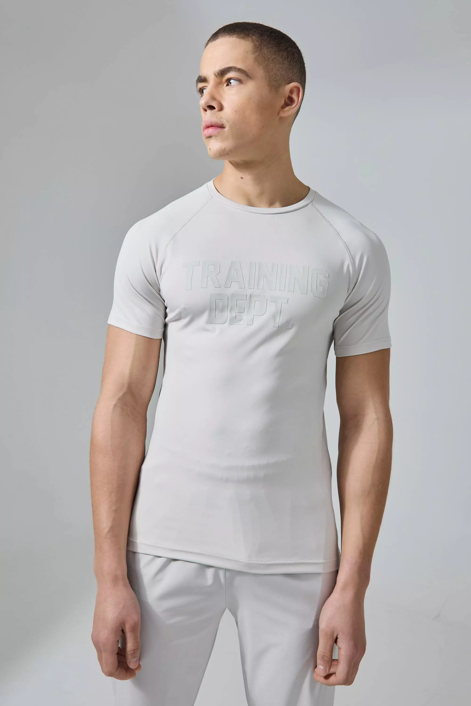 Active Training Dept Muscle Fit T-shirt Light grey
