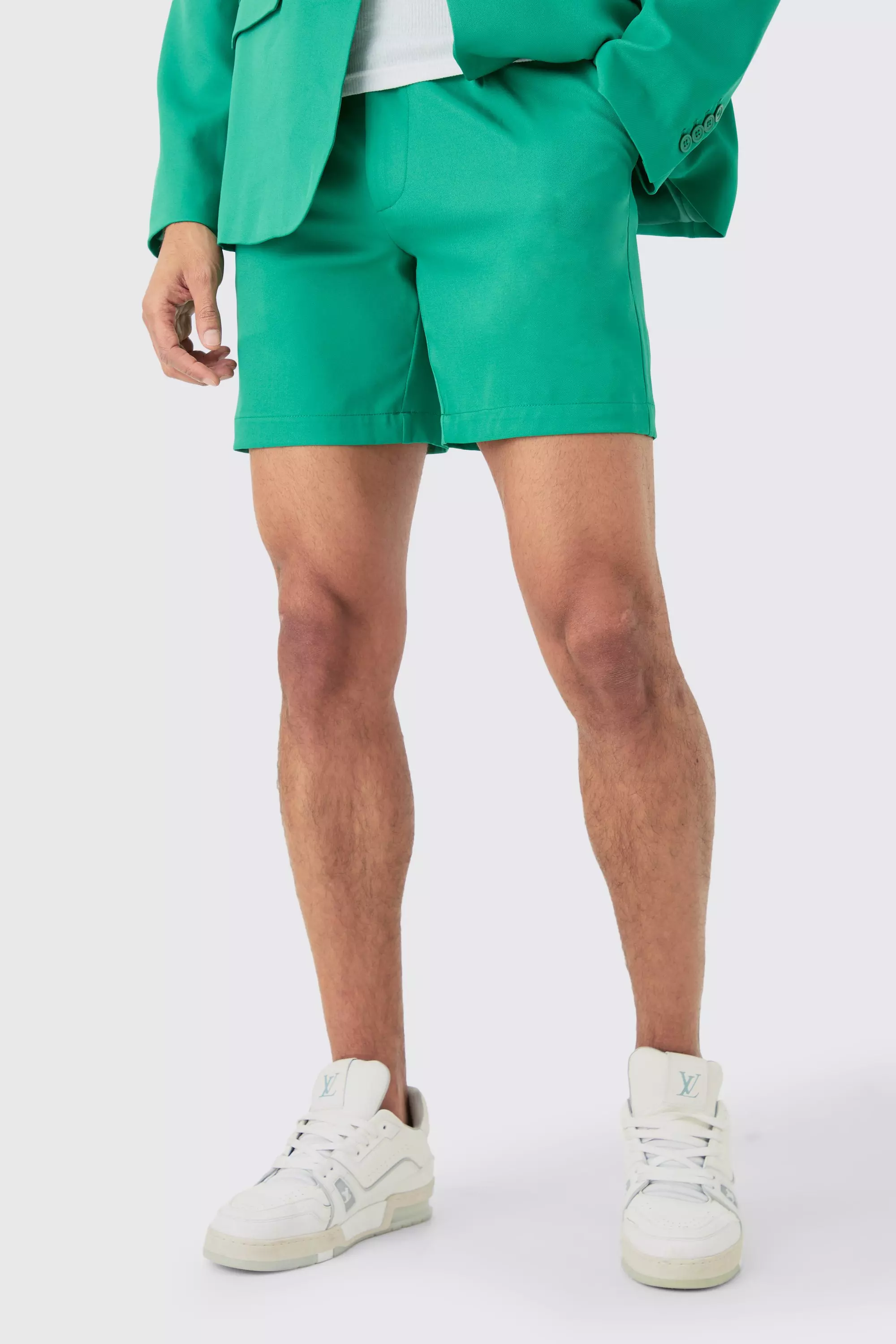 Mix & Match Tailored Shorts Green