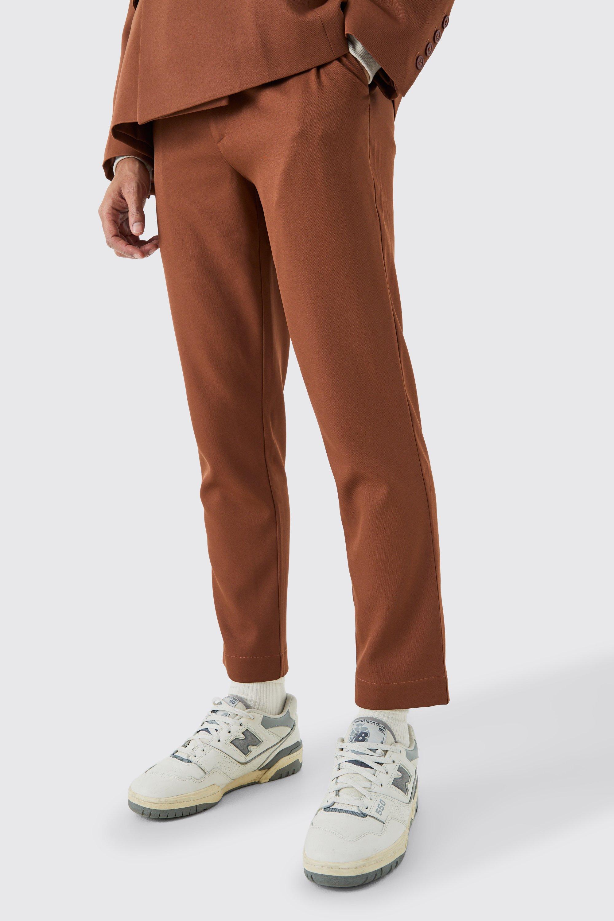 Mix Match Tailored Slim Cropped Trousers