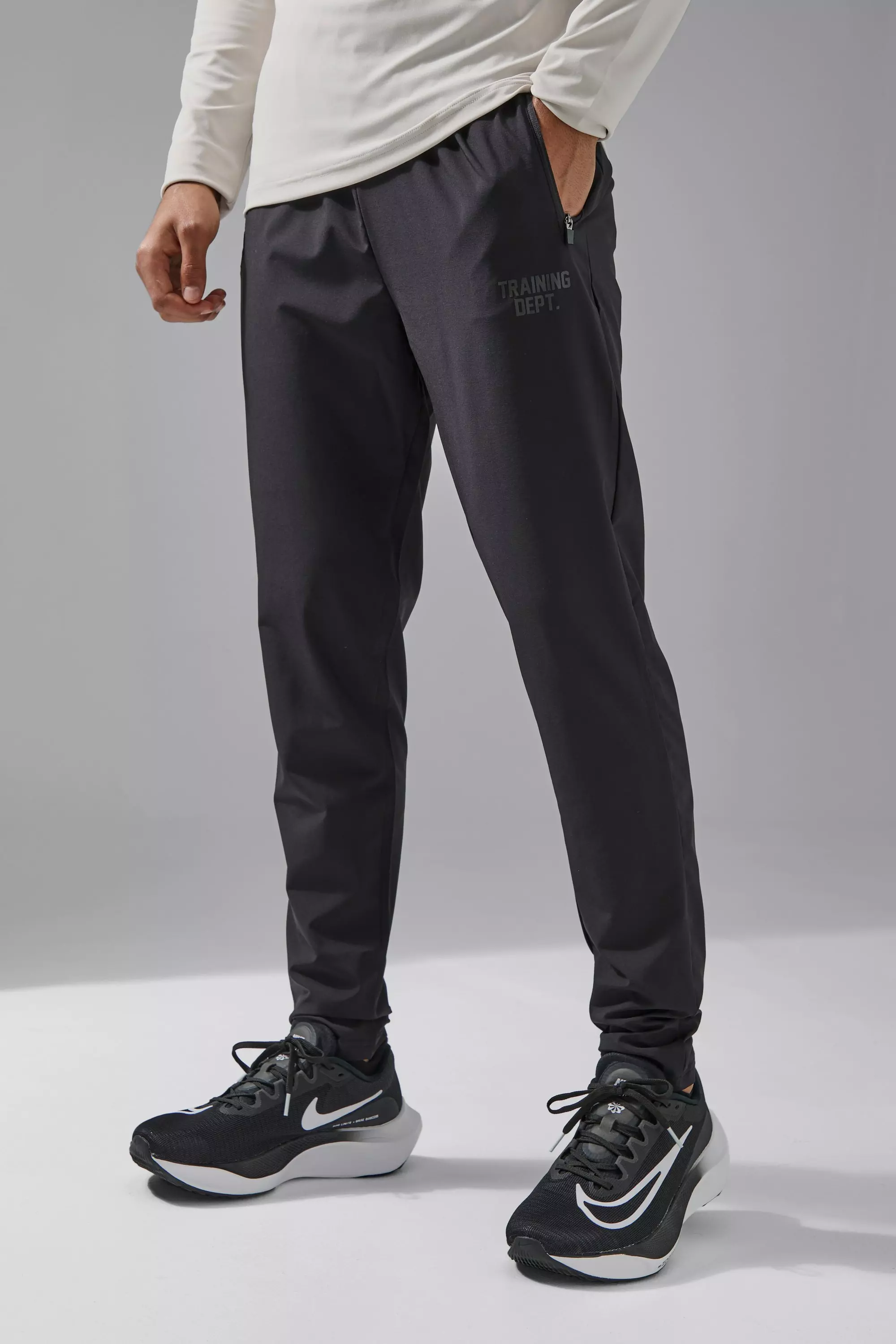 Black Active Training Dept Stretch Woven Jogger