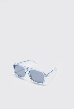 Plastic Retro Sunglasses Navy