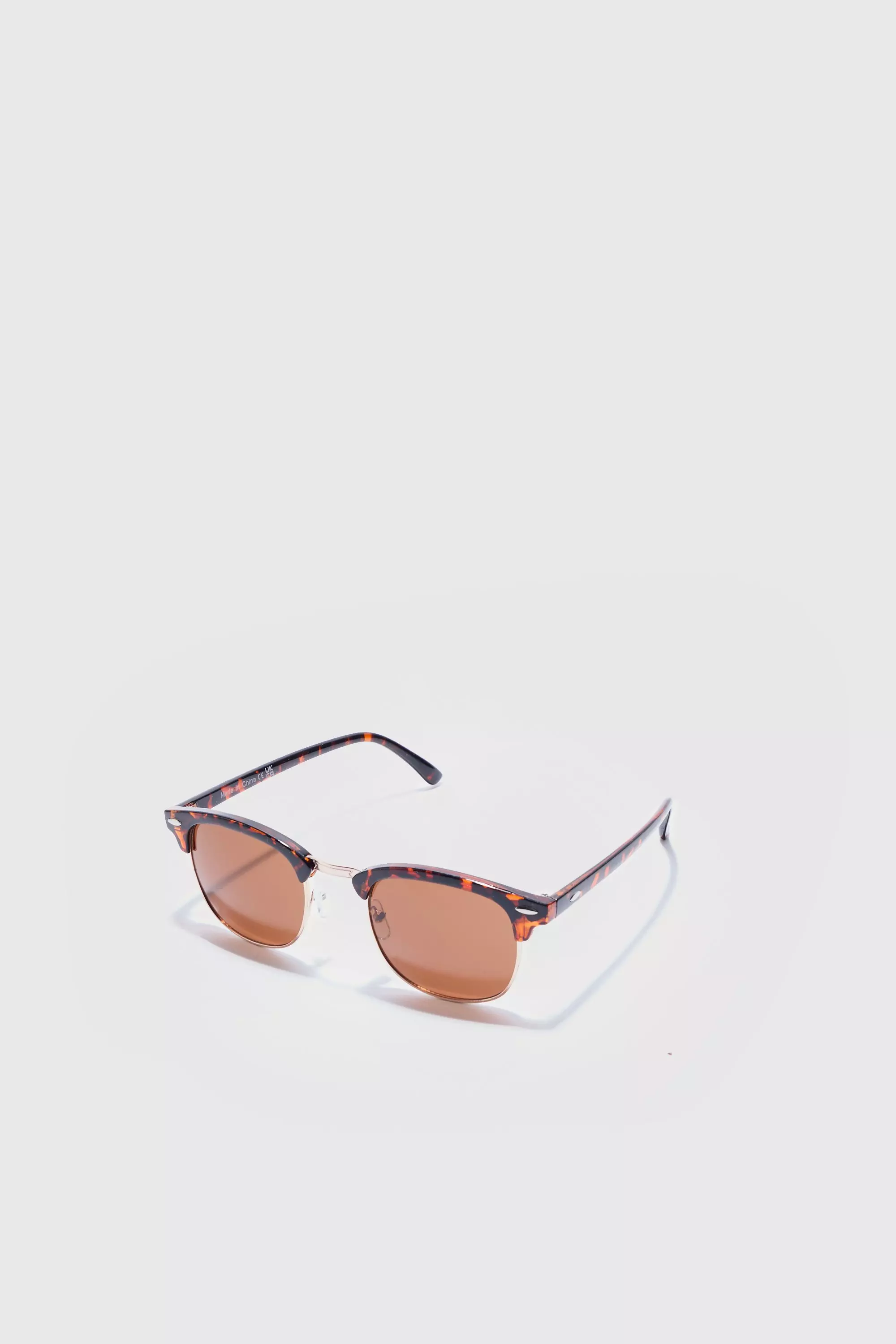 Brown Retro Torte Sunglasses