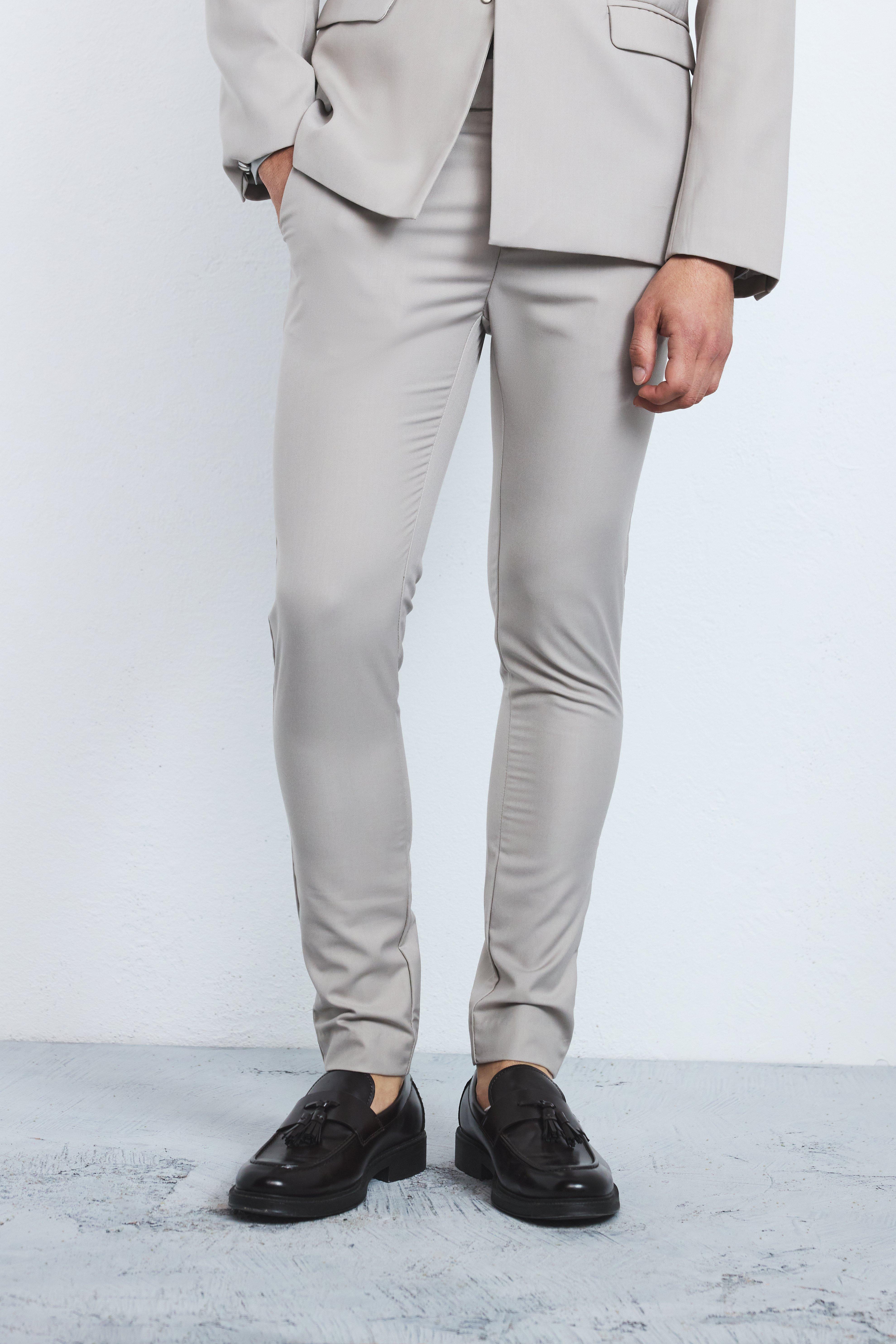 Stone Getailleerde Super Skinny Fit Broek Met Tailleband