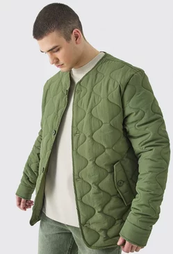 Tall Onion Quilted Liner Jacket Khaki