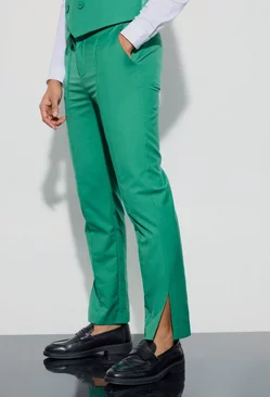 Tailored Straight Fit Trousers Mint