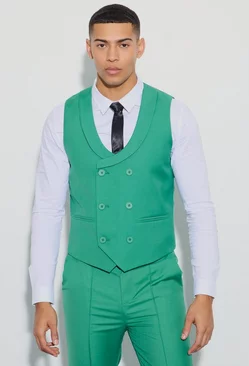 Double Breasted Waistcoat Mint