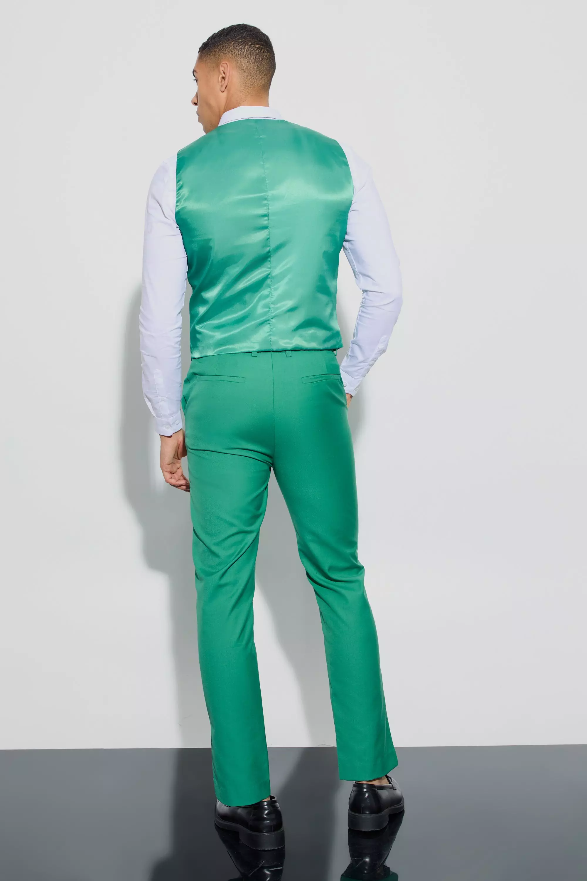 Mint Double Breasted Waistcoat alternative image