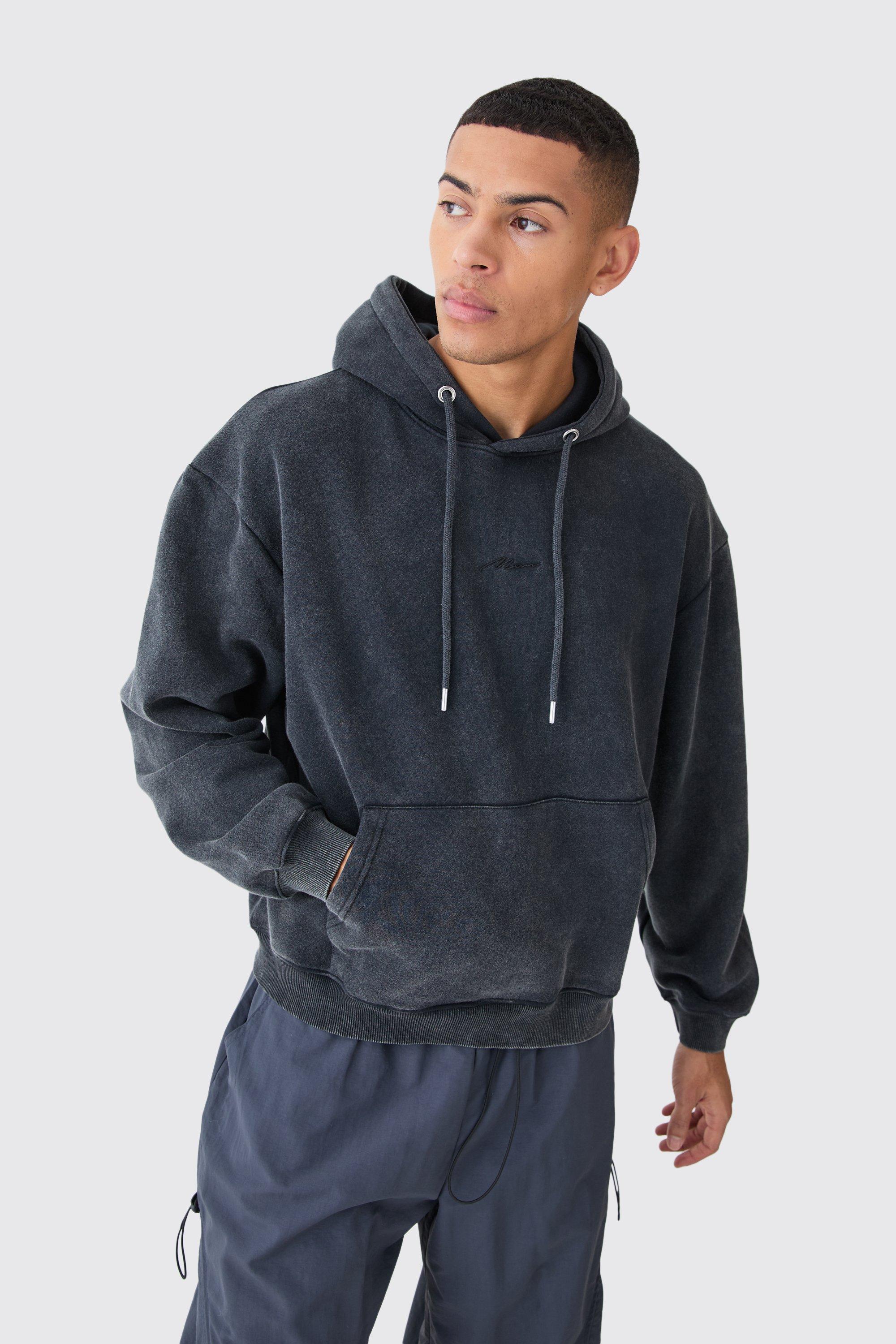 Oversized Ofcl Statue Graphic Hoodie