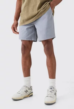Relaxed Fit Short Shorts Grey