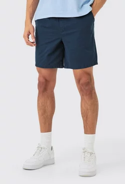 Relaxed Fit Short Shorts Navy