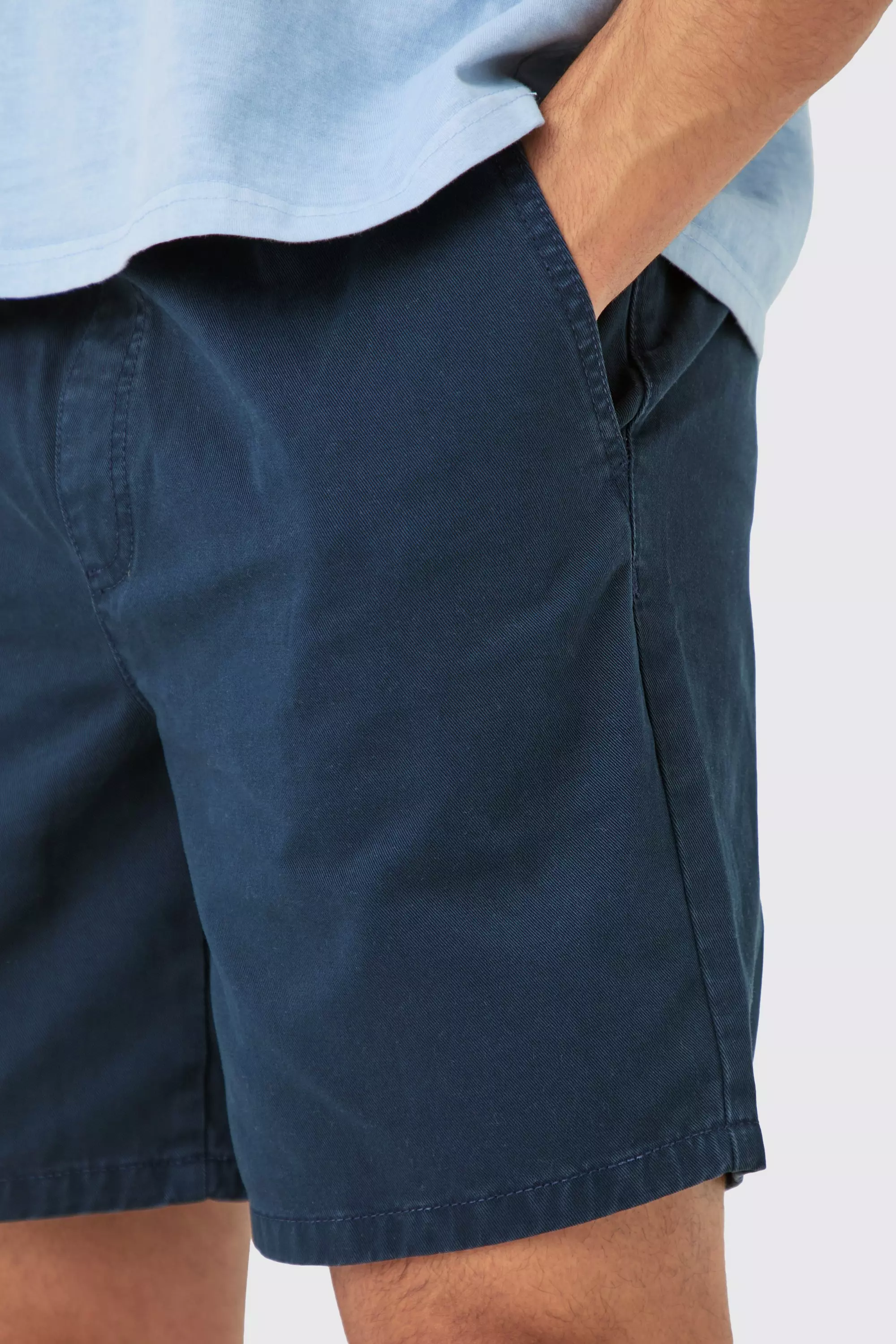 Kurze lockere Shorts in Dunkelblau, Navy alternatives Bild