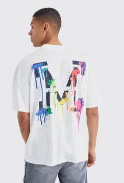 White Oversized M Graphic T-shirt