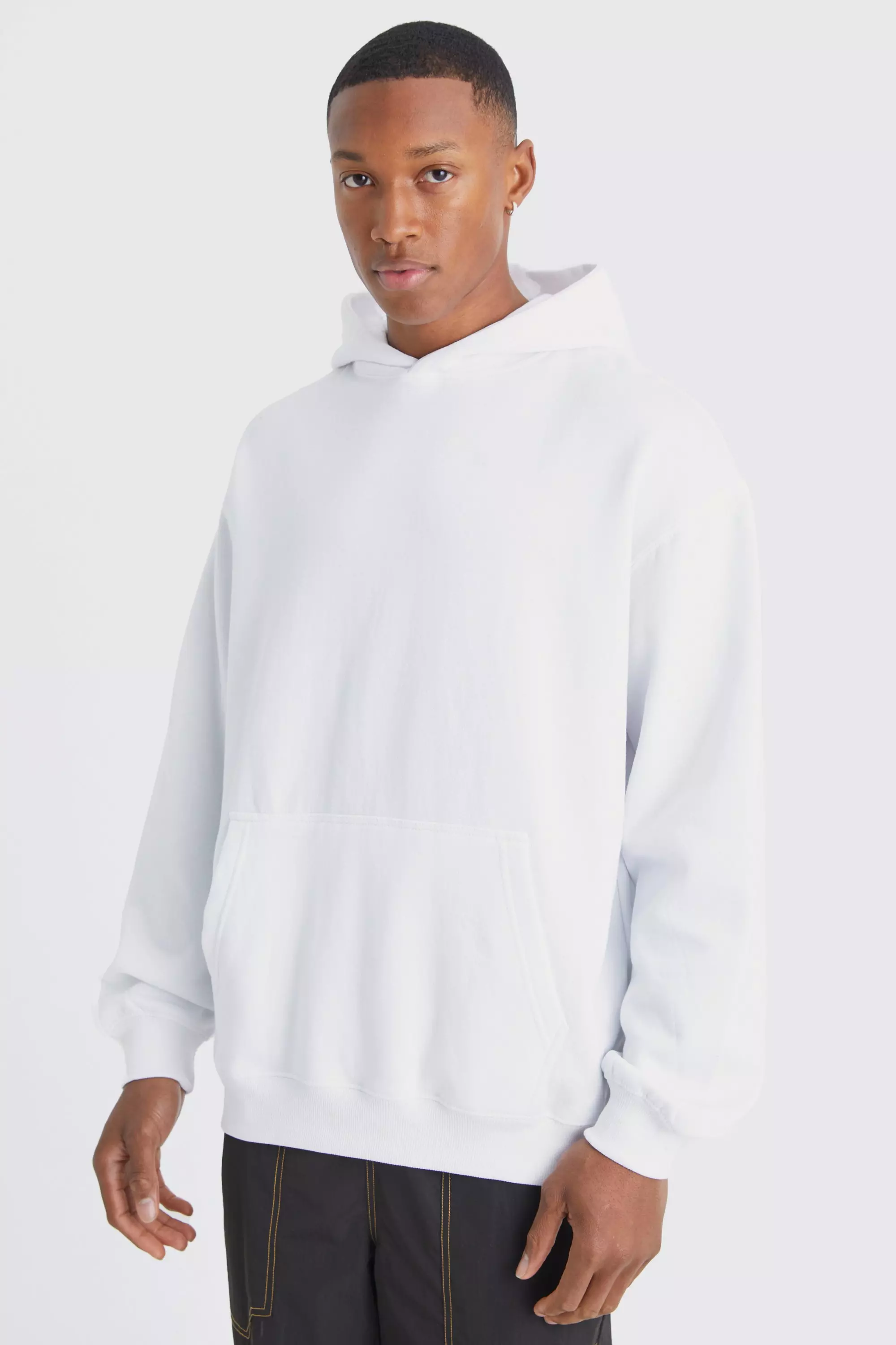 Oversized white hoodie mens online