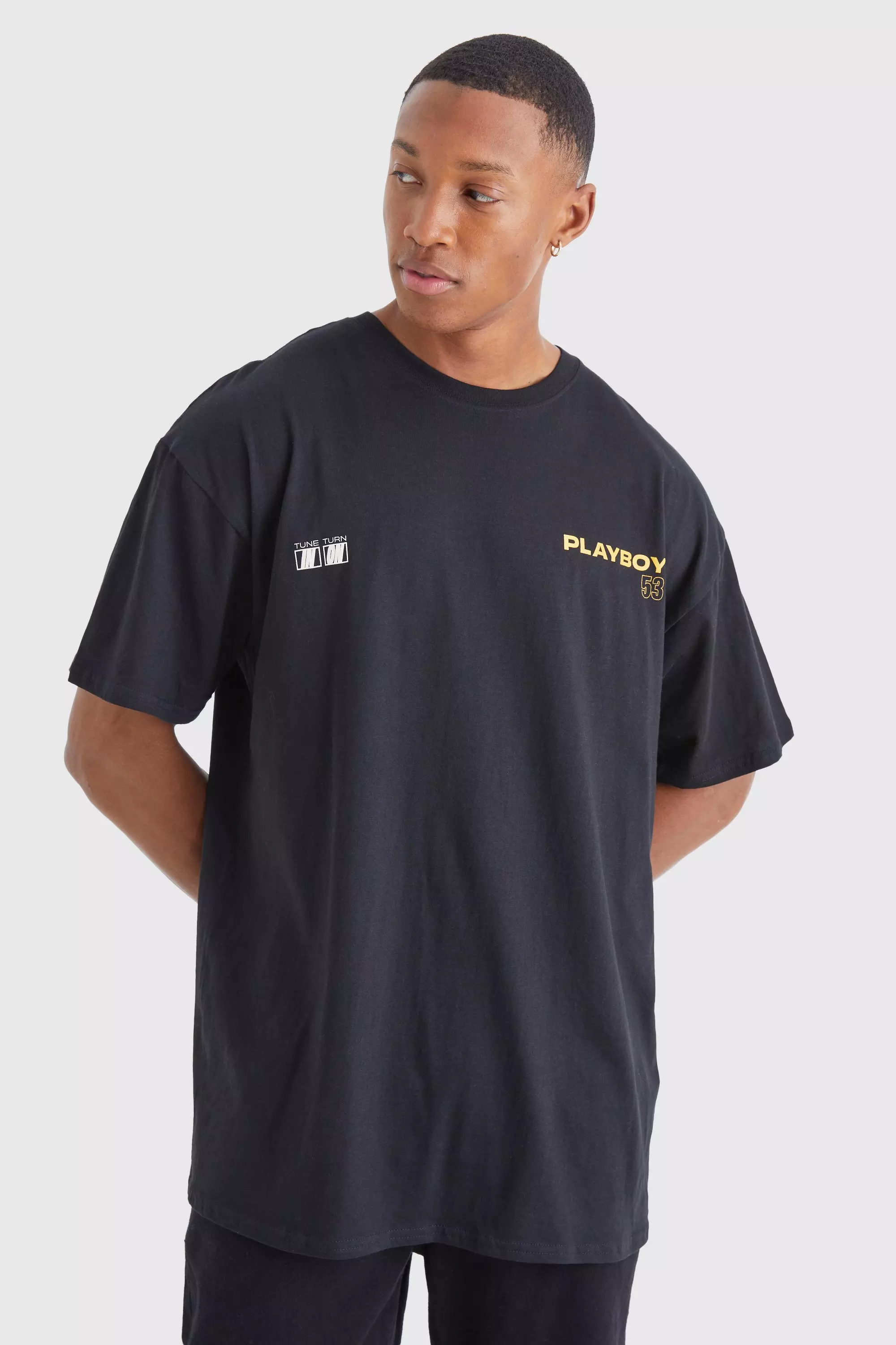 Oversized playboy t shirt hot sale