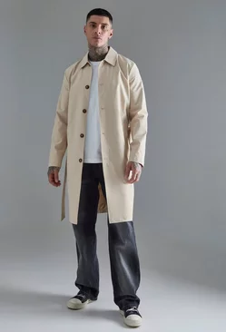 Tall Classic Belted Trench Coat Sand