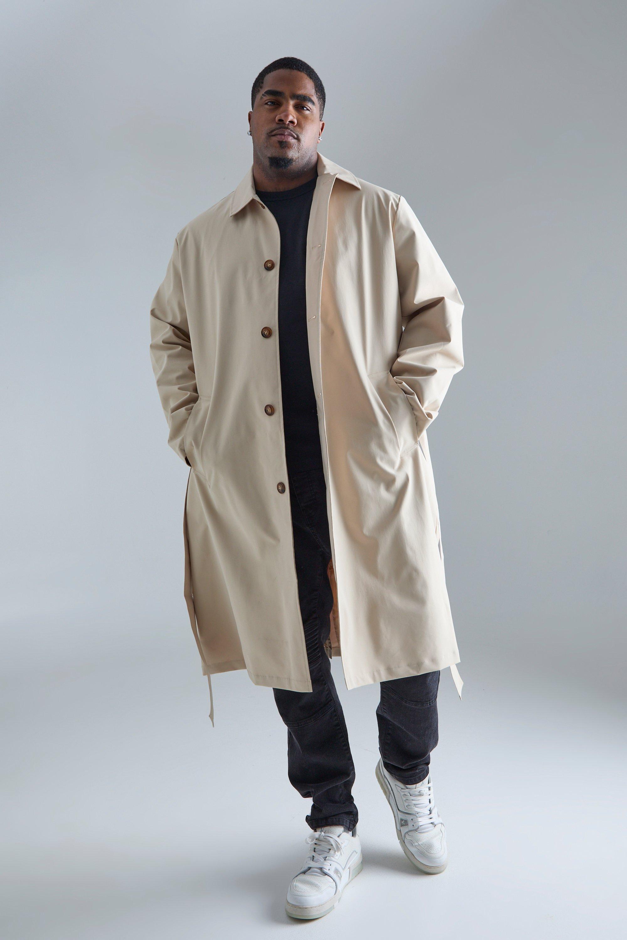 Xxl trench coat on sale mens