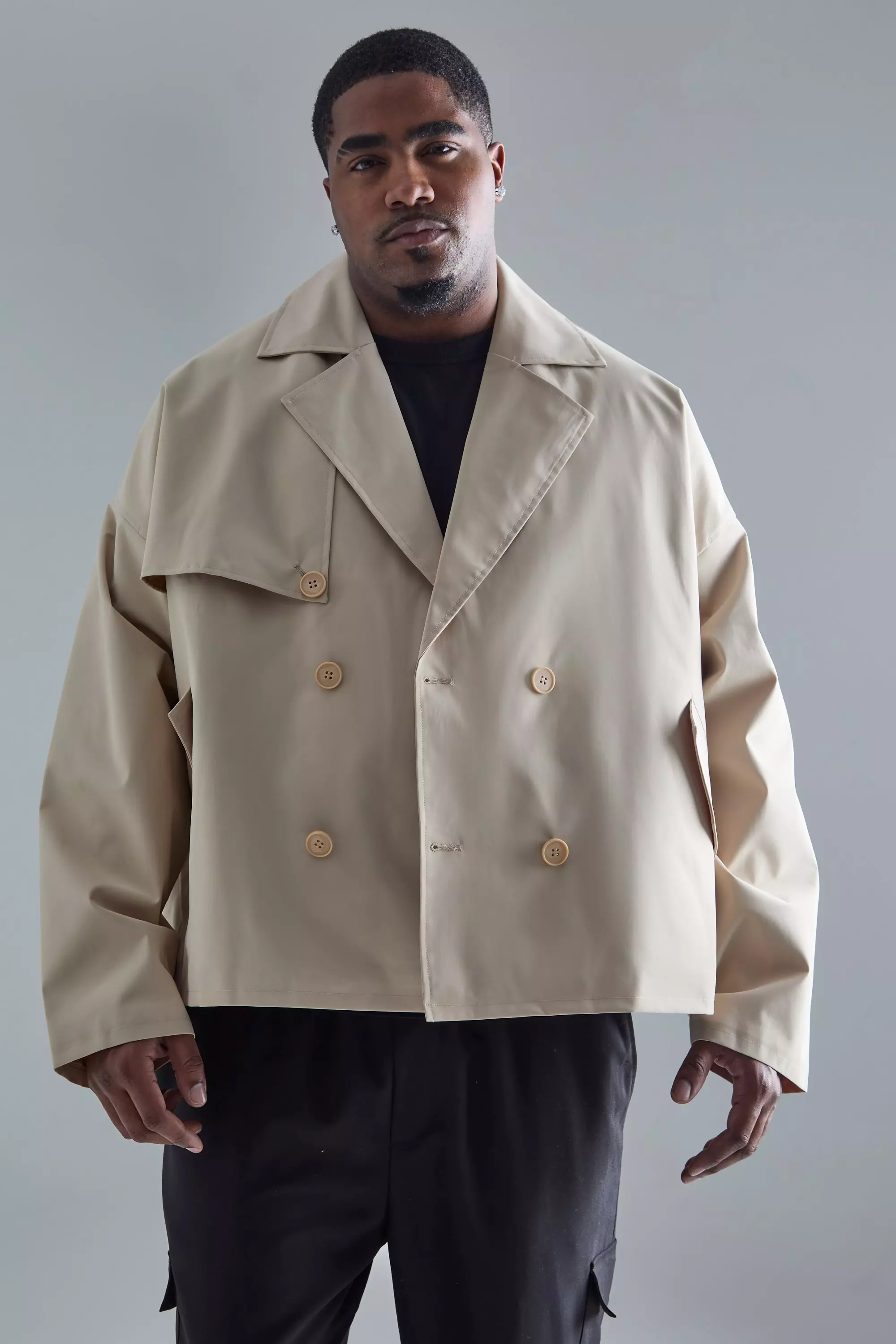 Big and tall trench coats hotsell