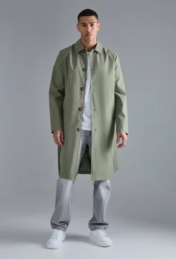 Classic Belted Trench Coat Khaki