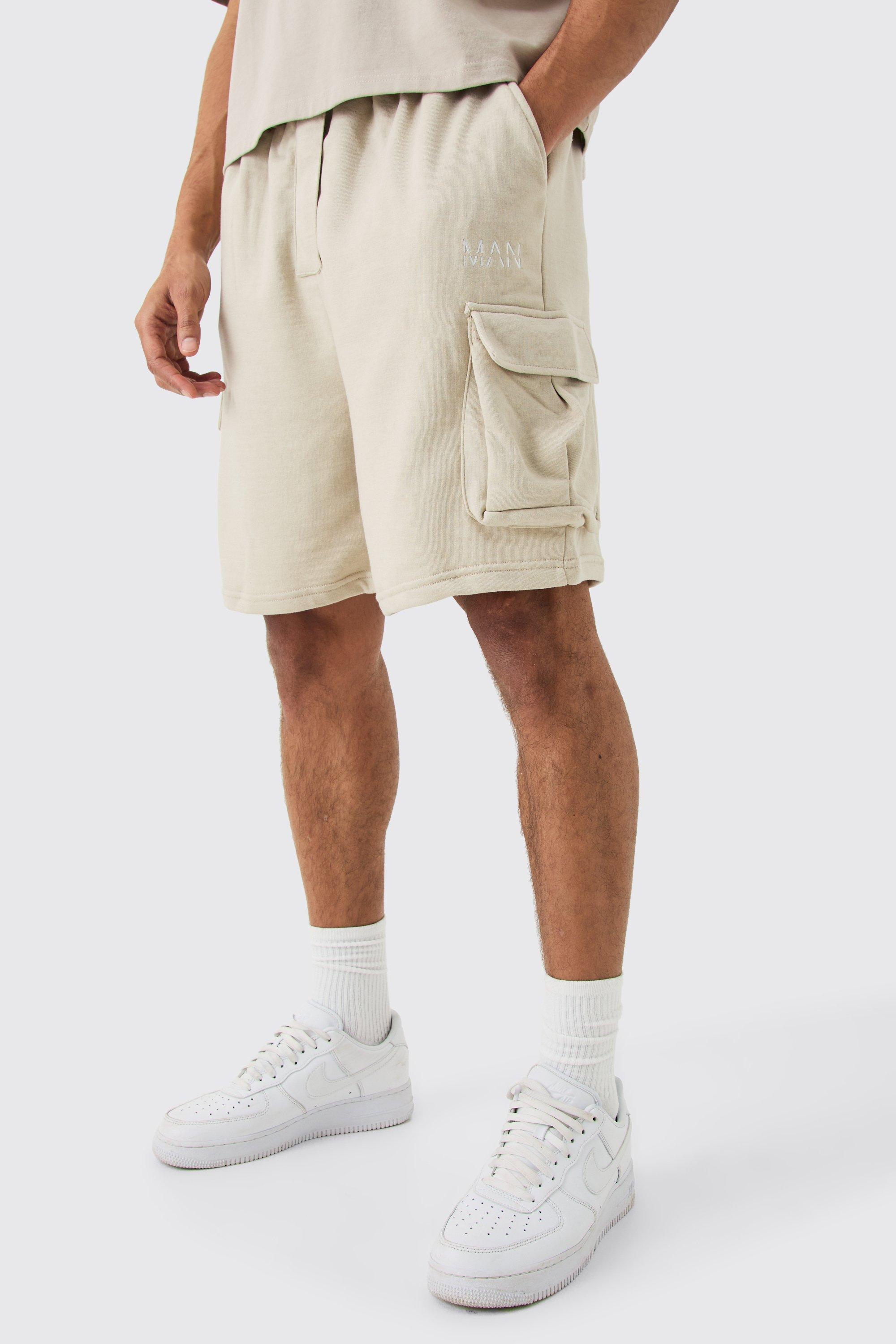 Boohooman jogger online shorts